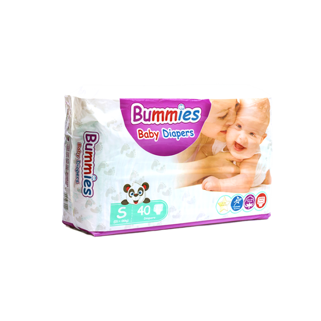 BUMMIES PREMIUM BABY DIAPERS LC MEDIUM 9'S